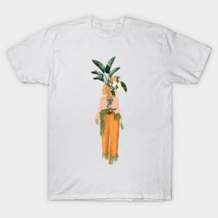 Modern plant Lady 6 T-Shirt